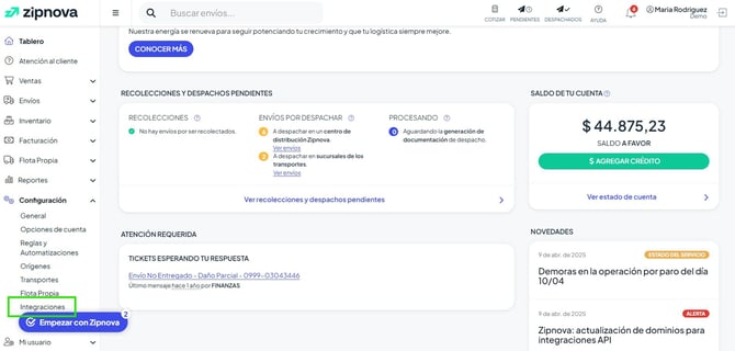 integraciones
